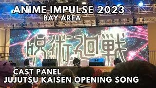 Jujutsu Kaisen Opening Song at Cast Panel - Kaikai Kitan by Eve | Anime Impulse Bay Area 2023