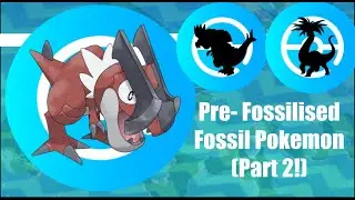 Drawing Ancient forms for fossil Pok&eacute;mon (PART 2!)
