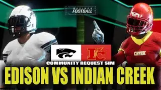 Community Request SIM Game: Edison Wildcats (OH) vs Indian Creek Redskins (OH)