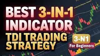 BEST 3-in-1 Indicator | Traders Dynamic Index  Trading Strategy  (TDI Explained For Beginners)