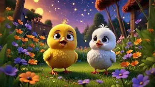 Seven Cheeky Chicks in a Crayon House | Funny Song for Kids | Nursery Rhymes and Learning Songs
