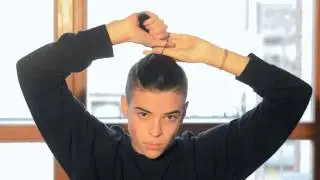 Mens Hair Tutorial  Man Bun Top Knot