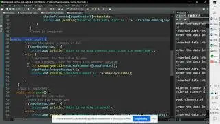 Stack Operation in JAVA