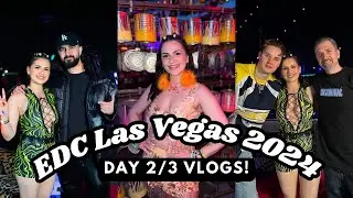 Exploring EDC, VIP Tour & Hosting Insomniac Radio 🎤 | EDC Las Vegas Day 2 & 3 Vlogs