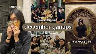december '25 dump || hobby con, self date, birthday, journal tambay