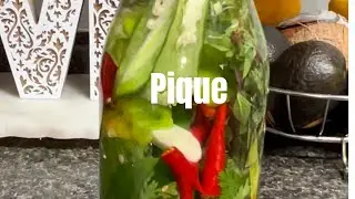 Como hace pique.. how to make Puerto Rican hot sauce