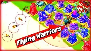 ONLY Taunt + GBE Super Warriors Works! | Boom Beach | Advanced Super Warrior Strategy