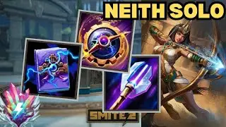 BACKLINE SOLOS STILL WORK!!! - Neith Deity Solo Smite 2 Gameplay