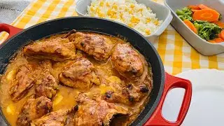 Frango com Molho de Sopa de Cebola …Receita Muito Simples e Deliciosa …