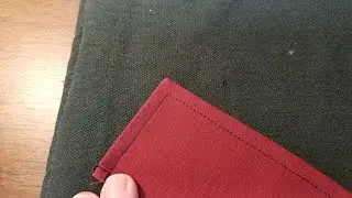 Turn out a collar point with help for a piece of thread