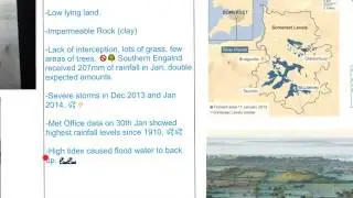 CCEA GCSE UNIT 1- Causes of Flooding- Somerset Levels, 2014 Case Study