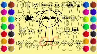 Drawing Sprunki OC All Characters - Incredibox Sprunki