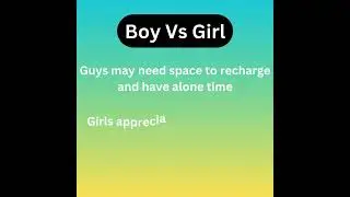 Boys Vs Girls Facts #short #shorts # #viralshorts #shortsviral #reelsinstagram #instagram #reels