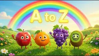 A to Z Fruits Name in English | Learn 26 Fruits for Kids 🍎🍌 #kidsvideo