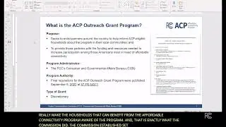 FCC Tribal Webinar on the Affordable Connectivity Program Outreach Grant Program