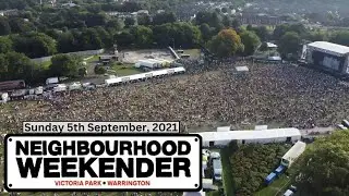 Warrington Neighbourhood Weekender 2021 (Sunday) by drone #neighborhood
