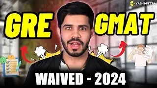 Universities waiving off GRE/GMAT for Spring/Fall 2024