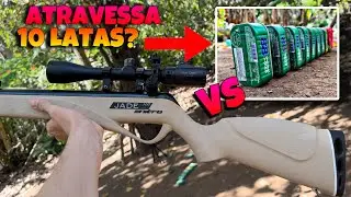 JADE PRO NITRO 5.5 газ 60 кг ТЕСТ НА СВЕРЛЕНИЕ - пневматическая винтовка 5.5 CBC