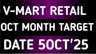 V-MART RETAIL STOCK LATEST NEWS 5OCT'25/V-MART RETAIL SHARE LATEST NEWS WITH TARGET ANALYSIS