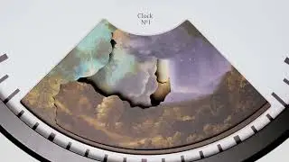 Caledonian Heritage Weather Art Clock - Robert Burns Edition