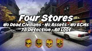 Payday 2 - Four Stores DW Solo Stealth - NDC, NA, NE, 75D, AL