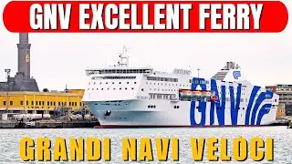 Обзор парома GNV Excellent 2025 | Средиземноморские маршруты, каюты и рестораны
