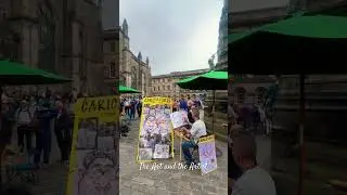 I found an artist&hellip;..#edinburgh #trip #artist #india #scotland
