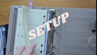 Filofax Norfolk Taupe personal setup - část 2