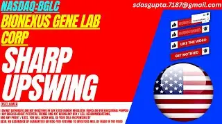 SHARP UPSWING : BGLC STOCK ANALYSIS | BIONEXUS GENE LAB CORP STOCK