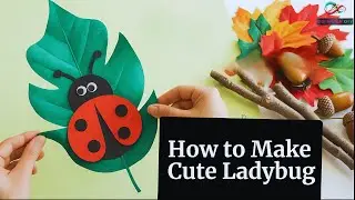 Turn Simple Paper into a Cute Ladybug 🐞 | DIY Craft Tutorial