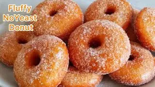 Perfect No Yeast Donut | Easy Recipe for Beginners | Soft Fluffy Donuts Without Yeast | Donut Recipe