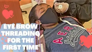 Getting my eyebrows threaded for the first time| #Gettingmyeyebrowsthreaded