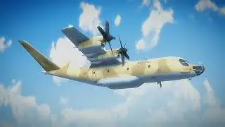Archipelago Air Force MV-40D Landing Animation ||Turboprop Flight Simulator||