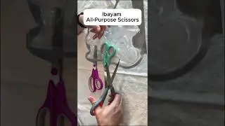 Best Budget Scissors? iBayam 3-Pack Review for Home, School, Craft #techhacks #amazonfinds #shorts