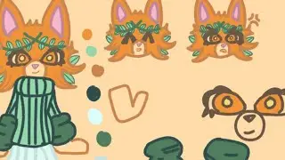 Speed draw of my oc Pumpkin (Pumpkin&rsquo;s version) #furryoc #furry #art #digitalart #oc