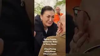 Sharon Cuneta Visited  the Wake of Ricky Davao #StarsPhotog #RickyDavao #SharonCuneta