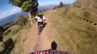ONE LAP: Wyn Masters & Brook MacDonald, NZ National Champs DH Course in Rotorua