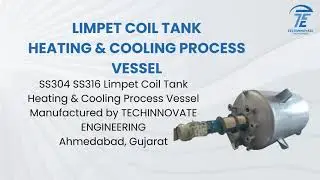 SS304 SS316 Limpet Coil Tank | Heating & Cooling Vessel Manufacturer in Gujarat