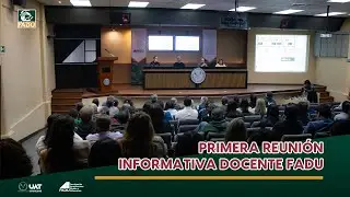 Primera reuni&oacute;n informativa docente FADU
