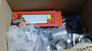 Electronic components unboxing#part 2@Likhithscreativity 