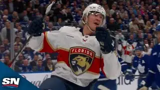Panthers' Anton Lundell Gobbles Up The Rebound For A Game 7 Goal