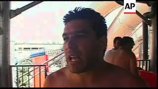 Water sport fun in Tehran aquapark