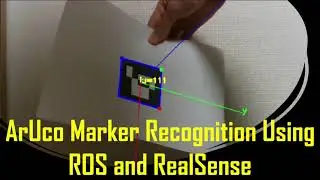 ArUco marker recognition using ROS and RealSense