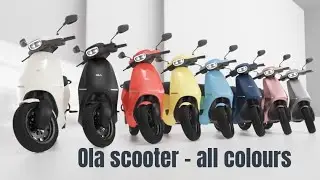 Ola Electric scooter colours _ All colours