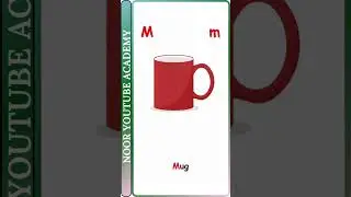 M for Monkey Alphabtes Learning For Toddlers | Noor Youtube Academy |