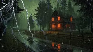 Overcome anxiety and stress with the calming sounds of rain and thunder that soothe your soul & mind