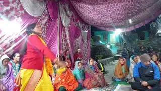 मामा महादेव के साथ फूलों की छटाई करती हुई बन देवी। #dilbarpahadijagar 