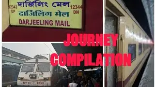 DARJEELING MAIL , THE FULL JOURNEY COMPILATION OF 140 YEARS OLD LEGENDARY TRAIN.