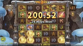 BIG SESSION ON FIRE IN THE HOLE 3 @ £3 A SPIN. How do i get on???