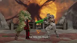 Quake Champions Gameplay Duel Ranked #1 - THE MOLTEN FALLS- reikoblast gameplays